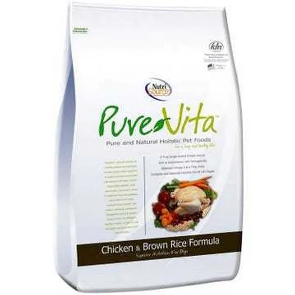 25 Lb Nutrisource Purevita  Chicken & Brown Rice Dog Food - Treats